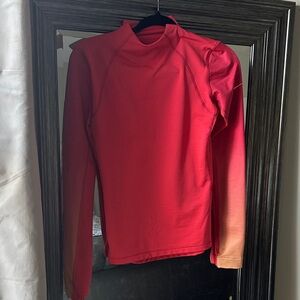Nike Pro Hyperwarm Bright Red Top
